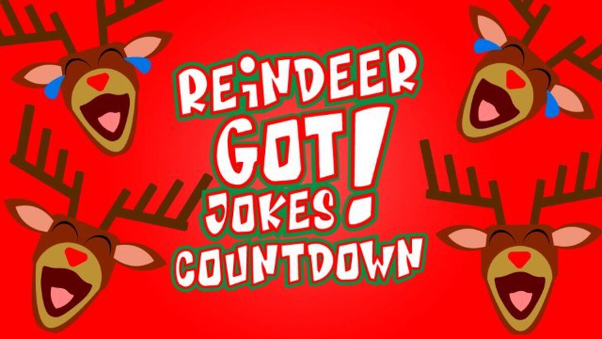 Reindeer Got Jokes Countdown Video Pack image number 0